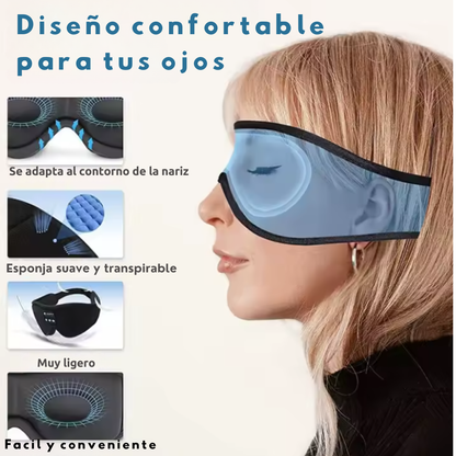 Antifaz con Bluetooth para dormir